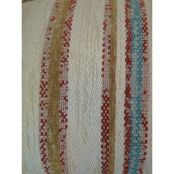 425 South Los Angeles  Anthro Lumbar Pillow Tribal Pattern Feather Down Pillow - Picture 3 of 8